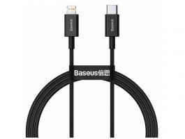 Baseus Superior Series Type-C to iPhone 1m gyorstöltő adatkábel (CATLYS-A01) fekete