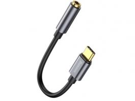 Baseus L54 USB Type-C to 3.5mm DAC adapterkábel (CATL54-0G) szürke