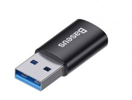 Baseus Ingenuity Series Mini OTG Adapter USB Type-C to USB Type-A átalakító (ZJJQ000101) fekete