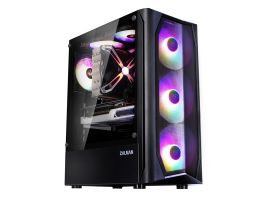 ZALMAN N4 Midi ATX PC ház, Tápegység nélkül, Fekete RGB