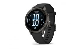 Garmin Venu 4 - 41 mm, Dark Grey, Black silicone band (010-03013-02)