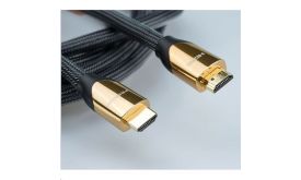 ROLINE Kábel HDMI 2.0 HDMI - HDMI High Speed Ethernettel, Premium, 4K@60Hz, M/M, 1m, fekete (11.04.5801)