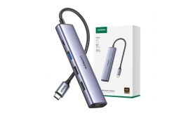 UGREEN CM478 5 az 1-ben adapter, USB-C–HDMI, USB-A 3.0, 2x USB-A 2.0, PD (15495)