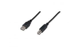 ROLINE kábel USB A-B Összekötő USB A (Male) to USB B (Male) 80cm