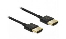 DELOCK HDMI male/male összekötő kábel 3D 4K Slim Premium, 3m (84774)