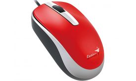 GENIUS DX-120 Vezetékes egér (DX_120_USB_RED) Piros