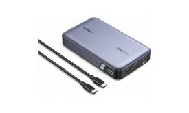 UGREEN PB720 powerbank 20000mAh, USB + 2x USB-C, 100W PD (szürke) (25188)