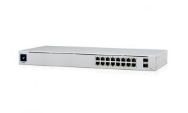 UBiQUiTi UniFi Switch Gen2 2SFP, Rack-Mountable Switch (USW-16-POE)