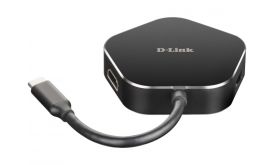 D-Link 4-in-1 3 portos USB Hub + HDMI (DUB-M420)