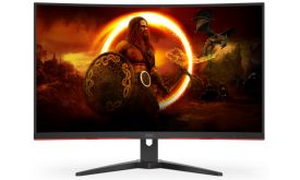 AOC G2 32" FHD VA 240Hz-es ívelt Gaming monitor (C32G2ZE/BK) fekete