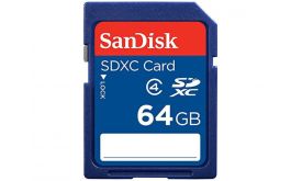 Sandisk CL4 64 GB SDXC Memóriakártya (SDSDB-064G-B35)