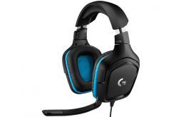 Logitech G432 Vezetékes 7.1 Mikrofonos Gaming Fejhallgató Fekete (981-000770)