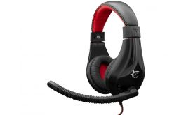White Shark Serval Gamer Headset (GH-2040) Fekete/Piros