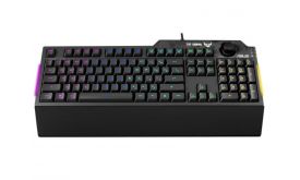 ASUS TUF GAMING K1 gaming billentyűzet (RA04 TUF GAMING K1/HU) fekete