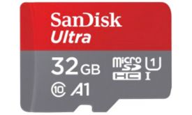 Sandisk MicroSD Ultra 32GB Memóriakártya 120MB/s A1 Class10 UHS-I