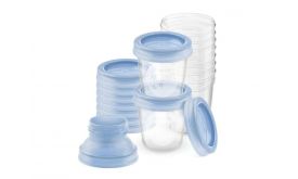 Philips Avent SCF618/10 10 x 180ml VIA anyatejtároló rendszer  adapterrel