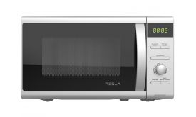 Tesla MW2060MS mikrohullámú sütő 20l, 700W, 100W grill, ezüst
