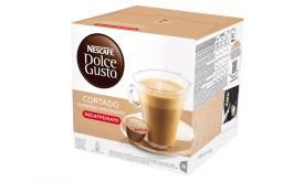 Nescafe DOLCE GUSTO Cortado Decaffeinato, koffeinmentes kávé kapszula, 16db