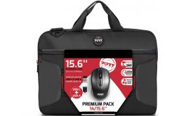 Port Designs 14/15,6" Premium Pack Notebook Táska Vezeték Nélküli Egérrel (501873)