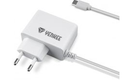 YENKEE YAC 2027WH USB Type-C toltő, 2A (30018435) fehér