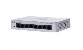 Cisco CBS110 unmanaged 8-portos gigabit switch (CBS110-8T-D-EU) szürke