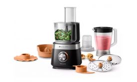 Philips Viva Collection konyhai robotgép, 850W (HR7530/10) fekete