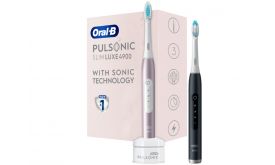 Oral-B Pulsonic Slim Luxe 4900 elektromos fogkefe DuoPack, Rose Gold + Matte Black