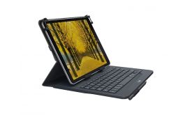 LOGITECH Universal Folio billentyűzetes tok 9-10 tabletekhez, Bluetooth, UK Angol, fekete (920-008341)