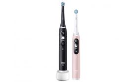 Oral-B iO Series 6 DuoPack elektromos fogkefe csomag, Black+ Pink (10PO010319)
