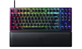 Razer Huntsman V2 Tenkeyless mechanikus (red switch) gamer billentyűzet (RZ03-03940100-R3M1) fekete - US angol