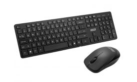 MSI RF1430 Vezetéknélküli billenytűzet + MA04W Vezetéknélküli egér (OS1-AE01024-000) Fekete