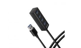 AXAGON HUE-M1A 4 portos USB 3.2 HUB, fekete