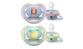 Philips Avent Ultra Air játszócumi 0-6h, 2db (SCF085/12)