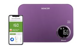 Sencor SKS 7073VT Okos konyhai mérleg Bluetooth (41008942) Lila