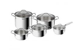 Tefal Intuition rozsdamentes acél edény készlet, 10db-os (B864SA74)