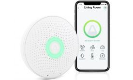 AirThings Wave Plus AT0003 Levegőminőség-, radon-, páratartalom-, hőmérséklet-, VOC-, CO2- és nyomásszenzor