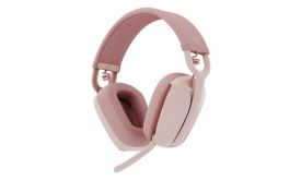 LOGITECH  Zone Vibe 100 Vezeték Nélküi mikrofonos fejhallgató (981-001224) Rózsaszín
