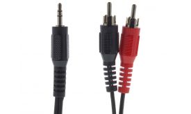 Sencor SAV 104-050 audio kábel, 3,5mm jack - 2x RCA, 5m (35020172)