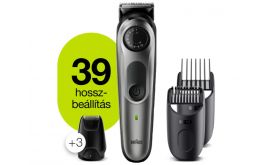 Braun BT5365 szakállvágó (10AS490118) ezüstmetál