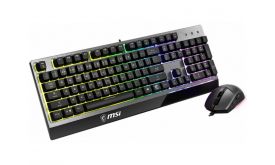 MSI Vigor GK30 Gaming Billentyűzet HUN + Optikai Gaming Egér Szett (S11-04HU601-CLA) Fekete