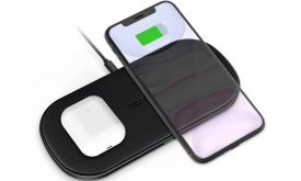 Choetech T535-S DUAL Vezeték nélküli dupla gyorstöltő pad 10W