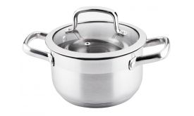 Lamart Prestige LTSS1810 fazék fedővel, 2,6 liter (42000341) ezüst