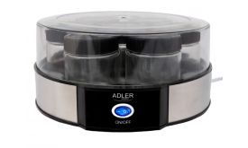 Adler AD4476 joghurtkészítő, ezüst-fekete