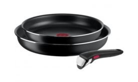 Tefal L1539143 Ingenio 2 db-os Serpenyő szett Fekete