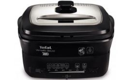 Tefal FR491870 Versalio de Luxe Olajsütő 1600W Fekete-ezüst