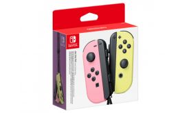 Nintendo Switch Joy-Con Kontrollercsomag (NSP086) Pastel Pink / Sárga