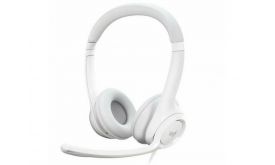LOGITECH  H390 USB Fejhallgató 2.0 - Mikrofonos, Piszkosfehér (981-001286)