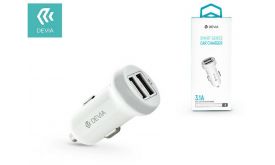 DEVIA SMART DUAL USB CAR CHARGER 3.1A (ST330810)