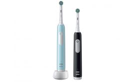 Oral-B PRO1 X-Clean elektromos fogkefe, Duo Edition (10PO010403) Caribeean Blue + Black