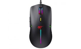 Havit MS1031 RGB Gaming Egér, Fekete
